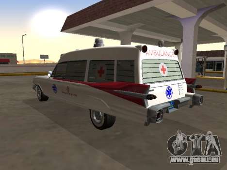 Cadillac Miller-Meteor 1959 Vieille Ambulance pour GTA San Andreas