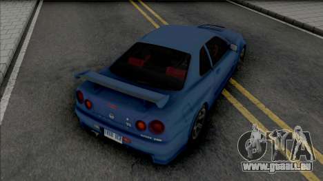 Nissan Skyline GT-R R34 Nismo Z-Tune 2005 [IVF] pour GTA San Andreas