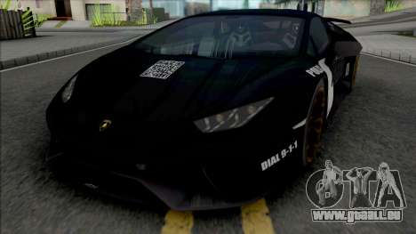 Lamborghini Huracan Performante Police pour GTA San Andreas
