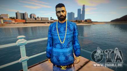 Homme avec la barbe pour GTA San Andreas