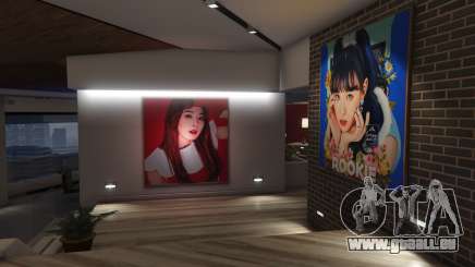 Red Velvet Rookie Picture Frames Franklin Home pour GTA 5