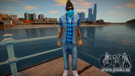 Street thug jeans vest pour GTA San Andreas
