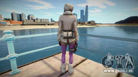 Jessica Sherawat dans les vêtements d’hiver pour GTA San Andreas