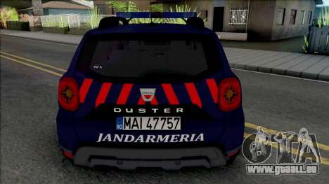 Dacia Duster Jandarmeria pour GTA San Andreas