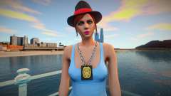 Mädchen Polizist im Stil von GTA 5 für GTA San Andreas