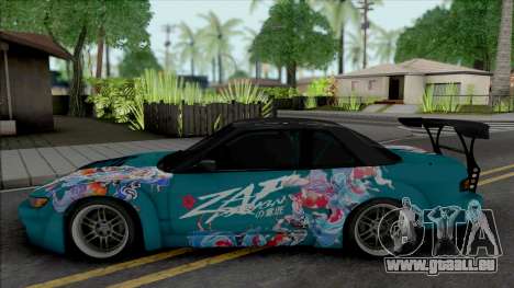 Nissan Silvia S13 Rocket Bunny Alep Garage pour GTA San Andreas