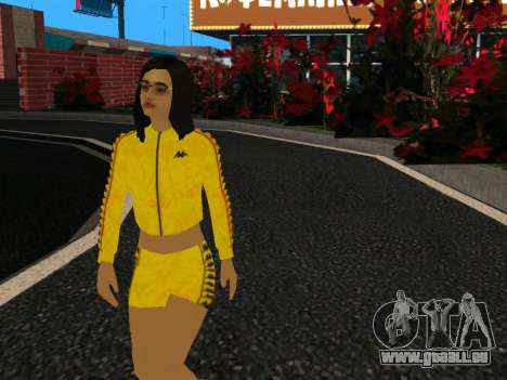 Fille mignonne Mika pour GTA San Andreas