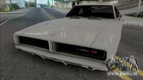 Dodge Charger RT 1969 White pour GTA San Andreas