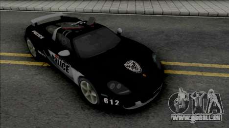 Porsche Carrera GT 2004 Police pour GTA San Andreas