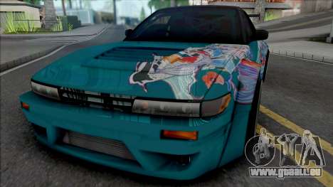 Nissan Silvia S13 Rocket Bunny Alep Garage pour GTA San Andreas