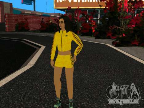 Fille mignonne Mika pour GTA San Andreas