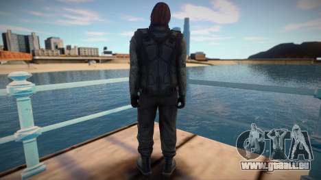 Charakter von GTA Online in Maske und Körperrüst für GTA San Andreas