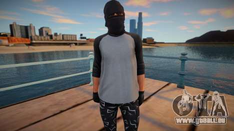 Mec dans un masque tricoté de GTA Online pour GTA San Andreas