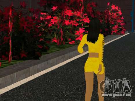 Fille mignonne Mika pour GTA San Andreas