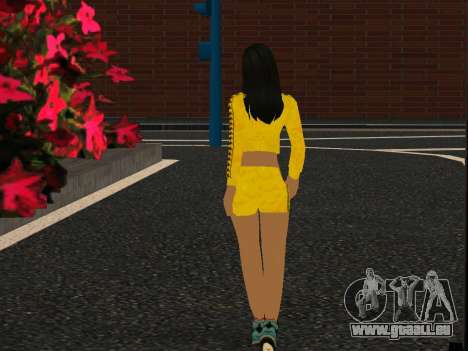 Fille mignonne Mika pour GTA San Andreas