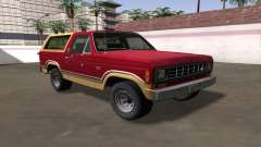 Ford Bronco XLT 1982 pour GTA San Andreas