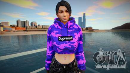 DOA Momiji Fashion Casual V2 Crop Hoodie für GTA San Andreas