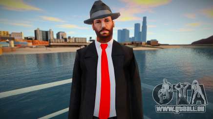 Str3sU ComputerS Skin - Hitman für GTA San Andreas