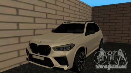 BMW X5M F95 White Plates für GTA San Andreas