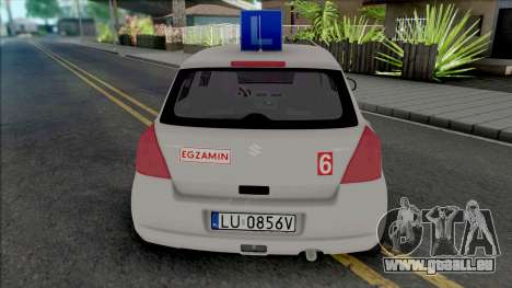 Suzuki Swift Driving School pour GTA San Andreas