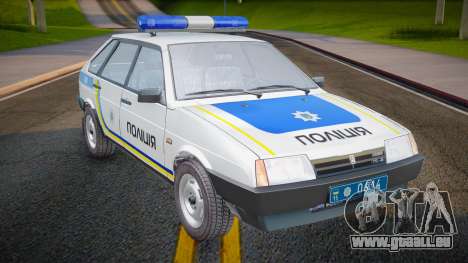VAZ 2109 Police de l’Ukraine pour GTA San Andreas