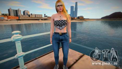 GTA Online Skin Ramdon Female Outher 5 Fashion C für GTA San Andreas