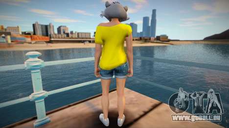 Girl raccoon from GTA Online pour GTA San Andreas