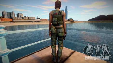Claire Redfield Military RE2 Remake für GTA San Andreas