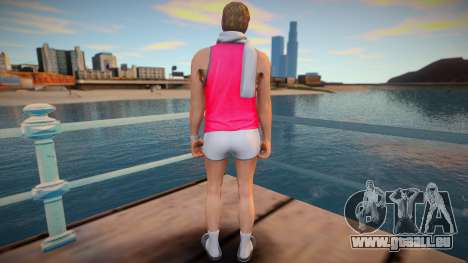 Hipster dans un T-shirt rose de GTA Online pour GTA San Andreas