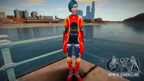 Zero Flaming Suit - Cyber Hunter pour GTA San Andreas