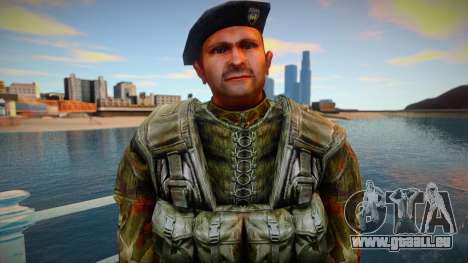 Soldier black beret pour GTA San Andreas