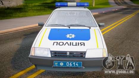 VAZ 2109 Polizei der Ukraine für GTA San Andreas