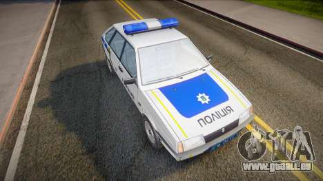 VAZ 2109 Police de l’Ukraine pour GTA San Andreas