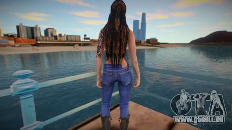 Skyrim Girl Monki Combat 5 Topless pour GTA San Andreas