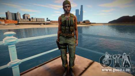 Claire Redfield Military RE2 Remake pour GTA San Andreas