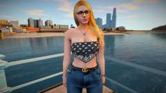 GTA Online Skin Ramdon Female Outher 5 Fashion C für GTA San Andreas