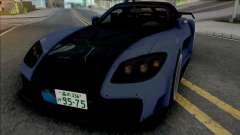 Mazda RX-7 VeilSide Fortune Blue pour GTA San Andreas