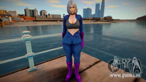 KOF Soldier Girl Different - Blue 4 pour GTA San Andreas