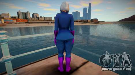 KOF Soldier Girl Different - Blue 4 pour GTA San Andreas