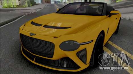 Bentley Mulliner Bacalar [HQ] für GTA San Andreas