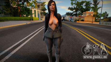 Skyrim Monki Sexy Black Soldier - Topless 1 pour GTA San Andreas