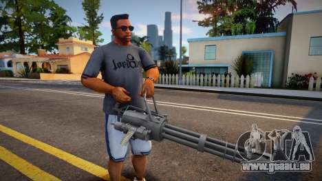 Remastered minigun pour GTA San Andreas