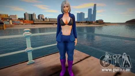 KOF Soldier Girl Different - Blue 7 pour GTA San Andreas