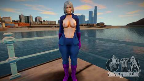 KOF Soldier Girl Different - Topless Blue 1 pour GTA San Andreas
