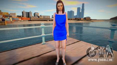 Mila blue dress pour GTA San Andreas