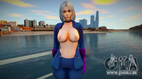 KOF Soldier Girl Different - Topless Blue 1 pour GTA San Andreas