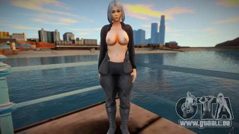 KOF Soldier Girl Different 6 - Black Topless 2 pour GTA San Andreas