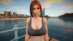 KOF Soldier Girl - RED Brown hair 1 pour GTA San Andreas