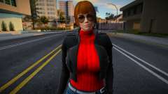 DOA Kasumi Asianed Red Jacket v1 für GTA San Andreas