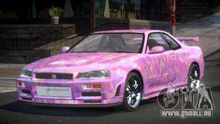 Nissan Skyline R34 BS Qz S6 pour GTA 4